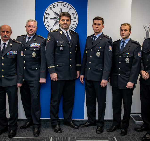 Policejní prezident ocenil zachránce životů