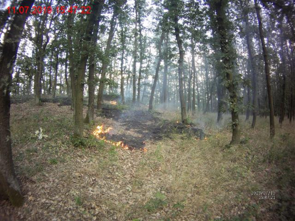 Pod vrchem Malá Baba hořelo v lese, zasahovali hasiči