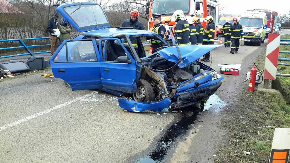 Při nehodě na Hodonínsku se zranila řidička
